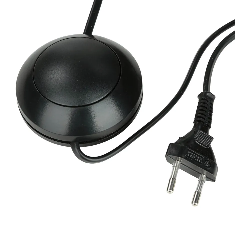 Rustikale Lampen|Glaslampen*Luminex Standleuchte KORFU in Messing Antik 2-flmg