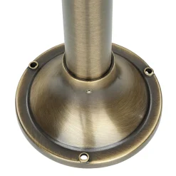 Lido Standleuchte Messing H:74cm außen Antik Garten< Metall Lampen|Messinglampen