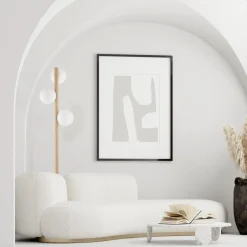 Glaslampen|Holzlampen*TK Lighting Stehlampe 150 cm klein Holz Glas 3x G9 Dreibein MIEKE