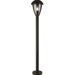 Searchlight Stehlampe außen IP44 Anthrazit E27 97 cm Aluminium< Metall Lampen|Wegeleuchten
