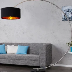 Invicta Interior Stehlampe Bogenleuchte Dimmbar flexibel ausziehbar< Retro Lampen|Designerlampen