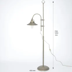 Giovanni Battista Stehlampe Bronze Antik aus Echt-Messing< Lampen Aus Aller Welt|Vintage Lampen