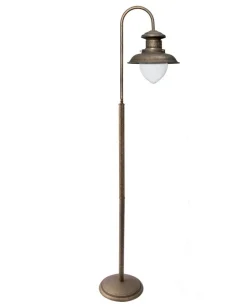 Lampen Aus Aller Welt|Maritime Lampen*Giovanni Battista Stehlampe Bronze Antik Handarbeit Al Mare