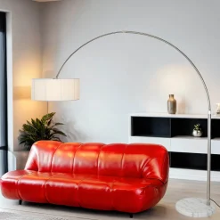 Invicta Interior Stehlampe 200cm Retro Wohnzimmerlampe Design Ø48cm< Retro Lampen|Designerlampen