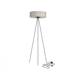 Bürolampen|Stofflampen*Nowodvorski Stehlampe 3-flammig Grau Schwarz E27 154 cm Dreibein