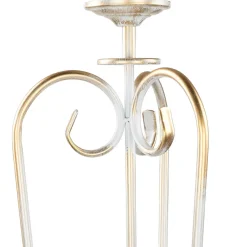 Jupiter Stehlampe GANARA 158cm Barock Muster Shabby Gold< Stofflampen|Shabby Chic Lampen