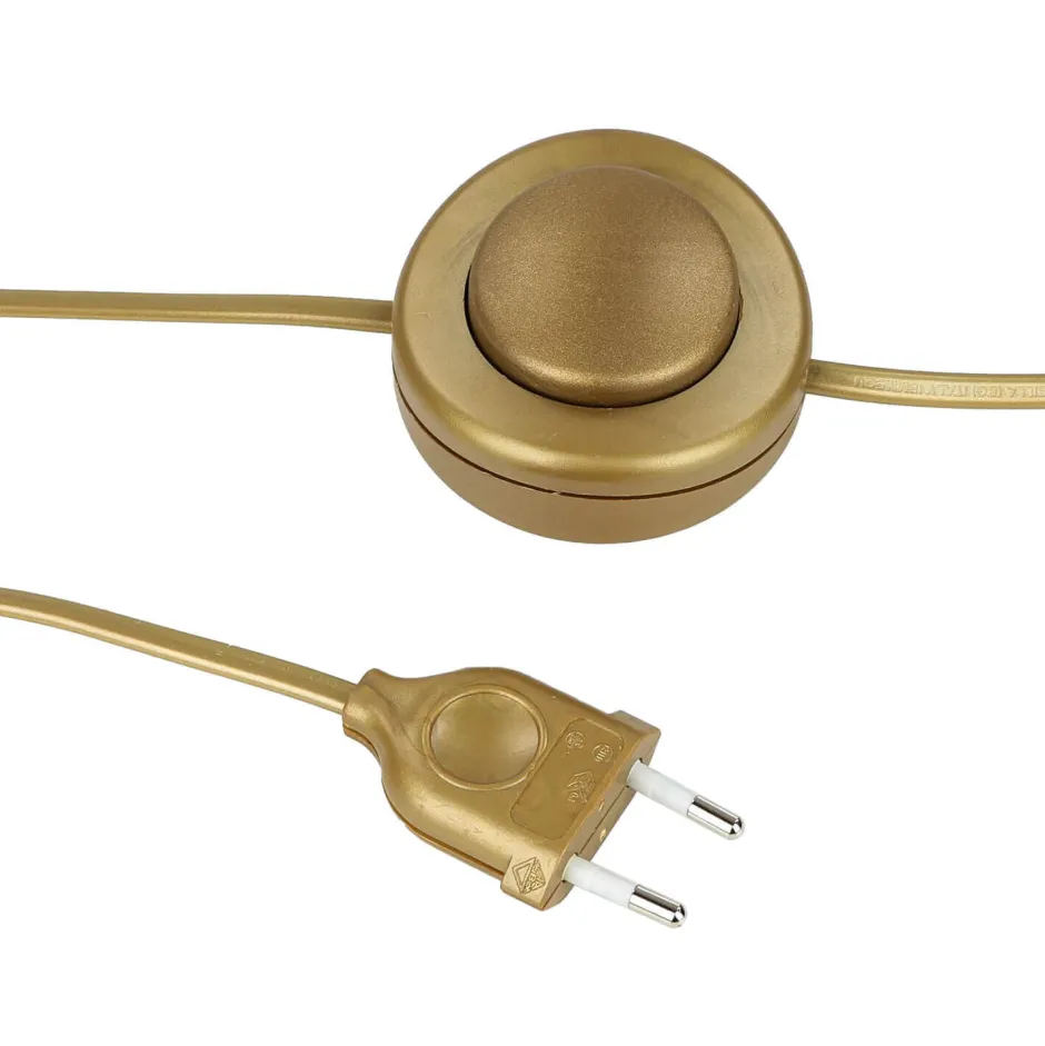 Jupiter Stehlampe GANARA 158cm Barock Muster Shabby Gold< Stofflampen|Shabby Chic Lampen