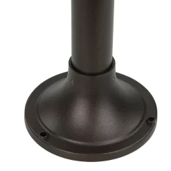 Rustikale Lampen|Messinglampen*Lido Stehlampe Garten 100 cm Messing Rostbraun Rustikal