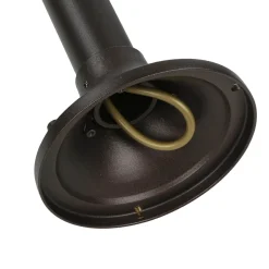 Rustikale Lampen|Messinglampen*Lido Stehlampe Garten 100 cm Messing Rostbraun Rustikal