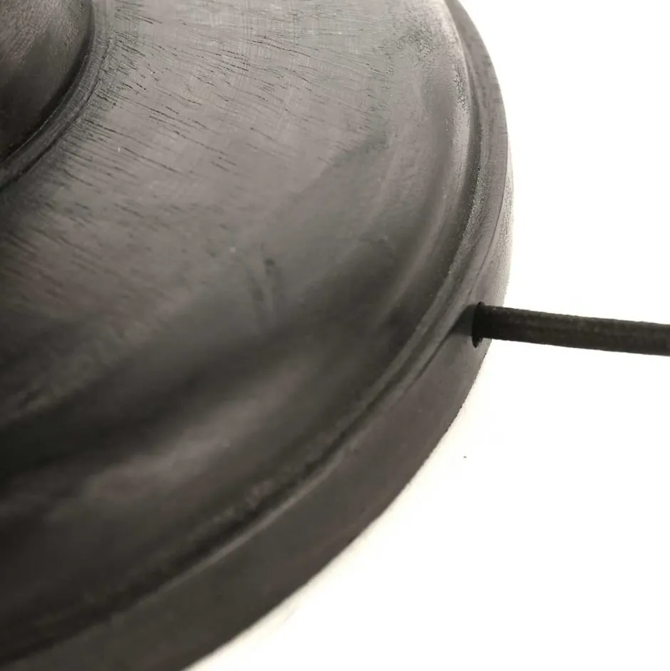 Steinhauer Stehlampe Holz Leinen Schwarz Grün 153 cm E27 blendarm< Lampen Aus Aller Welt|Holzlampen