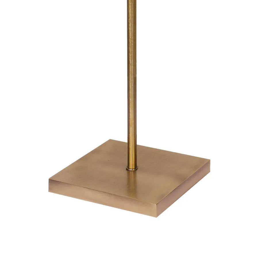 Giovanni Battista Stehlampe in Bronze hell Braun E27 160,5 cm Messing Stoff< Bürolampen|Lampen Aus Aller Welt