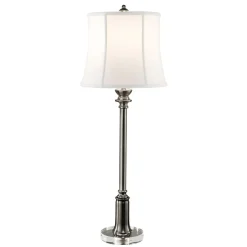 Elstead Stehlampe JOHA in Nickel Antik 81cm Bodenlampe< Vintage Lampen|Designerlampen