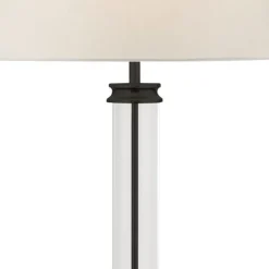 Searchlight Stehlampe klein 156 cm Schwarz Weiß E27< Bürolampen|Glaslampen