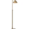Elstead Stehlampe Metall 148,8 cm hoch in Gold E27 Dimmer Schalter< Metall Lampen|Stehlampen