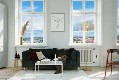 By Rydéns Stehlampe Metall 160 cm in Gold matt E27 Modern Design< Wohnzimmerlampen|Metall Lampen