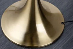 Invicta Interior Stehlampe Metall Nylon Gold Schwarz E27 160 cm elegant< Bürolampen|Stehlampen