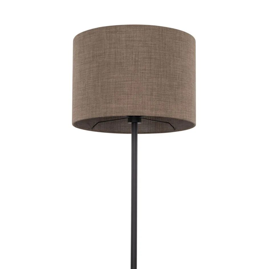 Bürolampen|Stehlampen*TK Lighting Stehlampe Modern 165 cm Metall Jute E27 Schwarz Braun