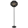 Bürolampen|Stehlampen*Searchlight Stehlampe Schwarz 155 cm Seil Metall Wohnzimmer