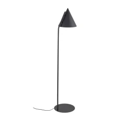 TK Lighting Stehlampe Schwarz Metall 145 cm klein E27 Retro CODY< Bürolampen|Metall Lampen
