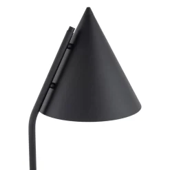 TK Lighting Stehlampe Schwarz Metall 145 cm klein E27 Retro CODY< Bürolampen|Metall Lampen