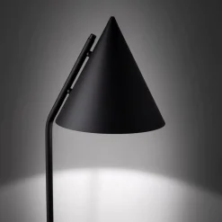 TK Lighting Stehlampe Schwarz Metall 145 cm klein E27 Retro CODY< Bürolampen|Metall Lampen