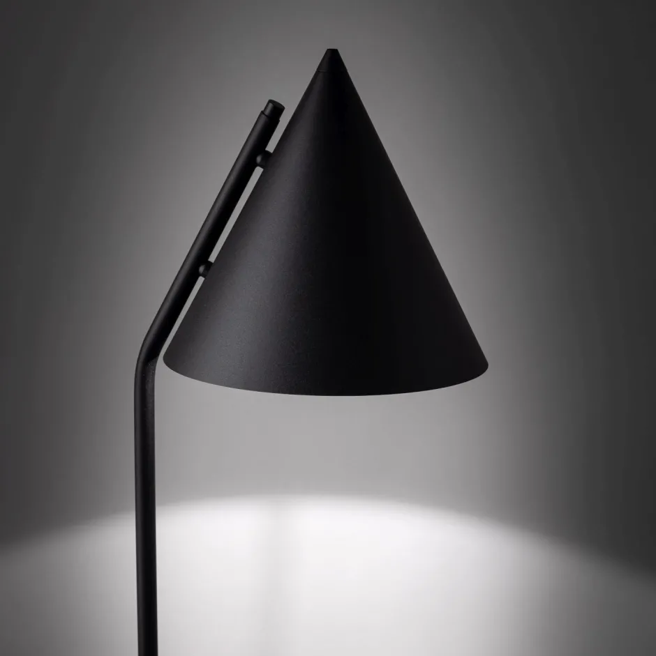 TK Lighting Stehlampe Schwarz Metall 145 cm klein E27 Retro CODY< Bürolampen|Metall Lampen