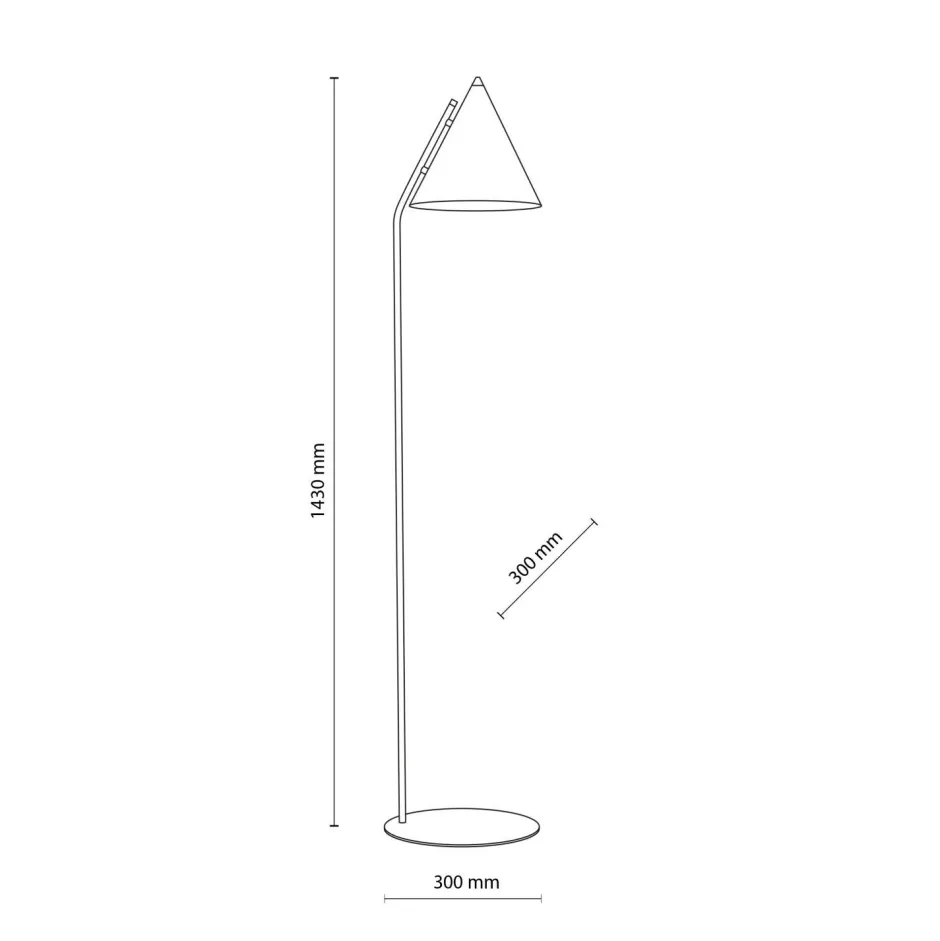 TK Lighting Stehlampe Schwarz Metall 145 cm klein E27 Retro CODY< Bürolampen|Metall Lampen