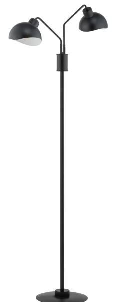 Moderne Lampen|Designerlampen*Sigma Stehlampe Schwarz Weiß Lesen H:164 cm E27 dekorativ