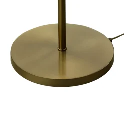 Giovanni Battista Stehlampe TRIVIA Bronze hell Weiß Echt-Messing Glas< Kugellampen|Lampen Aus Aller Welt