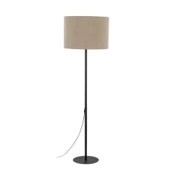 TK Lighting Stehleuchte 165 cm Ø 50 cm Metall Jute E27 MARINUS< Bürolampen|Stehlampen