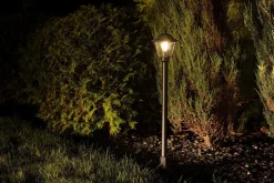 Nowodvorski Stehleuchte außen 100 cm E27 IP44 Schwarz aus Aluminium< Außenleuchten Antik|Gartenlaternen