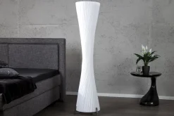 Stehlampen|Wohnzimmerlampen*Invicta Interior Stehleuchte 180cm Retro Esszimmer Lampe Weiß