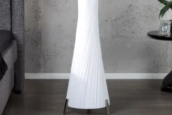 Stehlampen|Wohnzimmerlampen*Invicta Interior Stehleuchte 180cm Retro Esszimmer Lampe Weiß