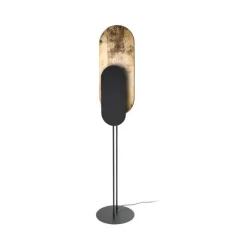 Nowodvorski Stehleuchte dekorativ 163 cm GX53 Schwarz Gold aus Metall Holz< Designerlampen|Holzlampen