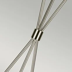 Moderne Lampen|Stofflampen*Elstead Stehleuchte Dreibein 140 cm klein Metall Stoff Modern