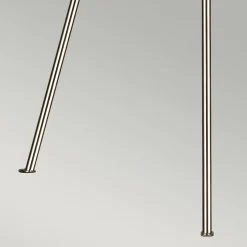 Moderne Lampen|Stofflampen*Elstead Stehleuchte Dreibein 140 cm klein Metall Stoff Modern