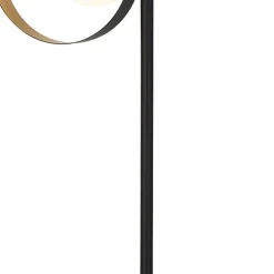 Searchlight Stehleuchte 3-flammig 149 cm Metall in Schwarz Gold G9< Bürolampen|Glaslampen