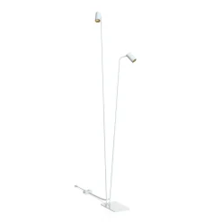 Nowodvorski Stehleuchte 2-flammig GU10 212-216 cm in Weiß Gold< Wohnzimmerlampen|Metall Lampen