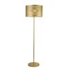 Searchlight Stehleuchte Gold 145 cm Metall Retro Design 2x E27< Wohnzimmerlampen|Metall Lampen