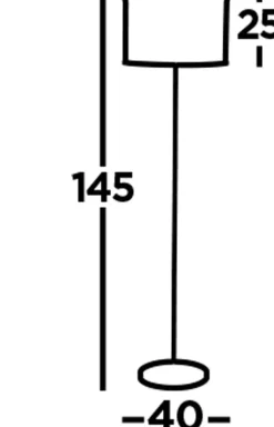 Searchlight Stehleuchte Gold 145 cm Metall Retro Design 2x E27< Wohnzimmerlampen|Metall Lampen