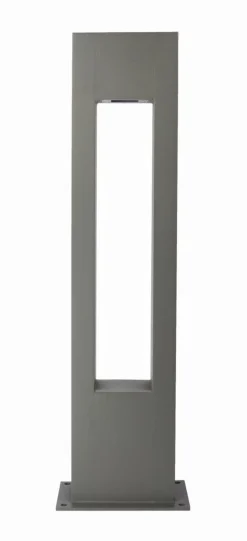 SU-MA Stehleuchte IP65 Aluminium Glas Grau 90 cm GU10 Außen< Wegeleuchten|Metall Lampen