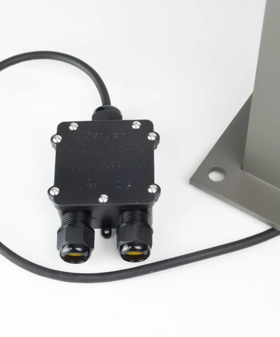 SU-MA Stehleuchte IP65 Aluminium Glas Grau 90 cm GU10 Außen< Wegeleuchten|Metall Lampen