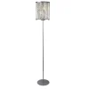 Glaslampen|Metall Lampen*Searchlight Stehleuchte Kristall Metall H: 152 cm Chrom Klar 2x E14