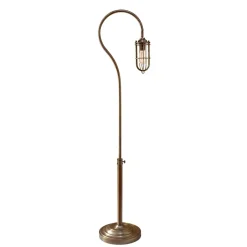 Elstead Stehleuchte LANA Metall Messing 162cm Bodenlampe< Industrie Lampen|Vintage Lampen