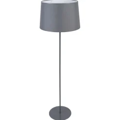 TK Lighting Stehleuchte Maja Grau Modern< Schlafzimmer Lampen|Metall Lampen