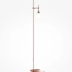 Maytoni Stehleuchte Metall Glas 155 cm in Messing Weiß E14 JANA< Kugellampen|Glaslampen