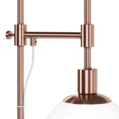 Maytoni Stehleuchte Metall Glas 155 cm in Messing Weiß E14 JANA< Kugellampen|Glaslampen