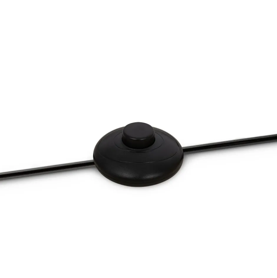 Glaslampen|Stehlampen*Maytoni Stehleuchte Metall Glas E14 139 cm hoch Schwarz Weiß