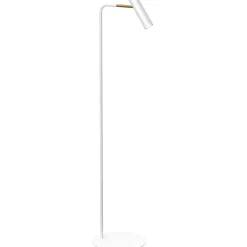 Metall Lampen|Stehlampen*Luminex Stehleuchte Metall GU10 flexibel 159 cm in Weiß Gold