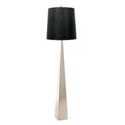 Elstead Stehleuchte Modern Metall Stoff 181 cm hoch E27 PILAR< Wohnzimmerlampen|Stofflampen